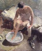 unknow artist Foot Bath Germany oil painting artist